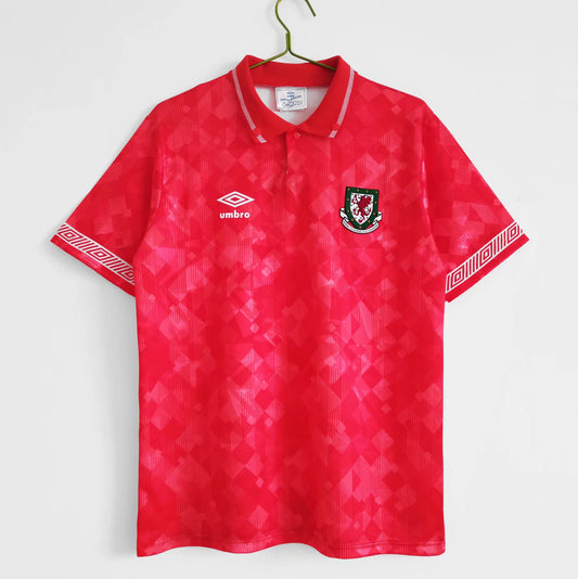 Maillot rétro Pays de Galles 1990-92